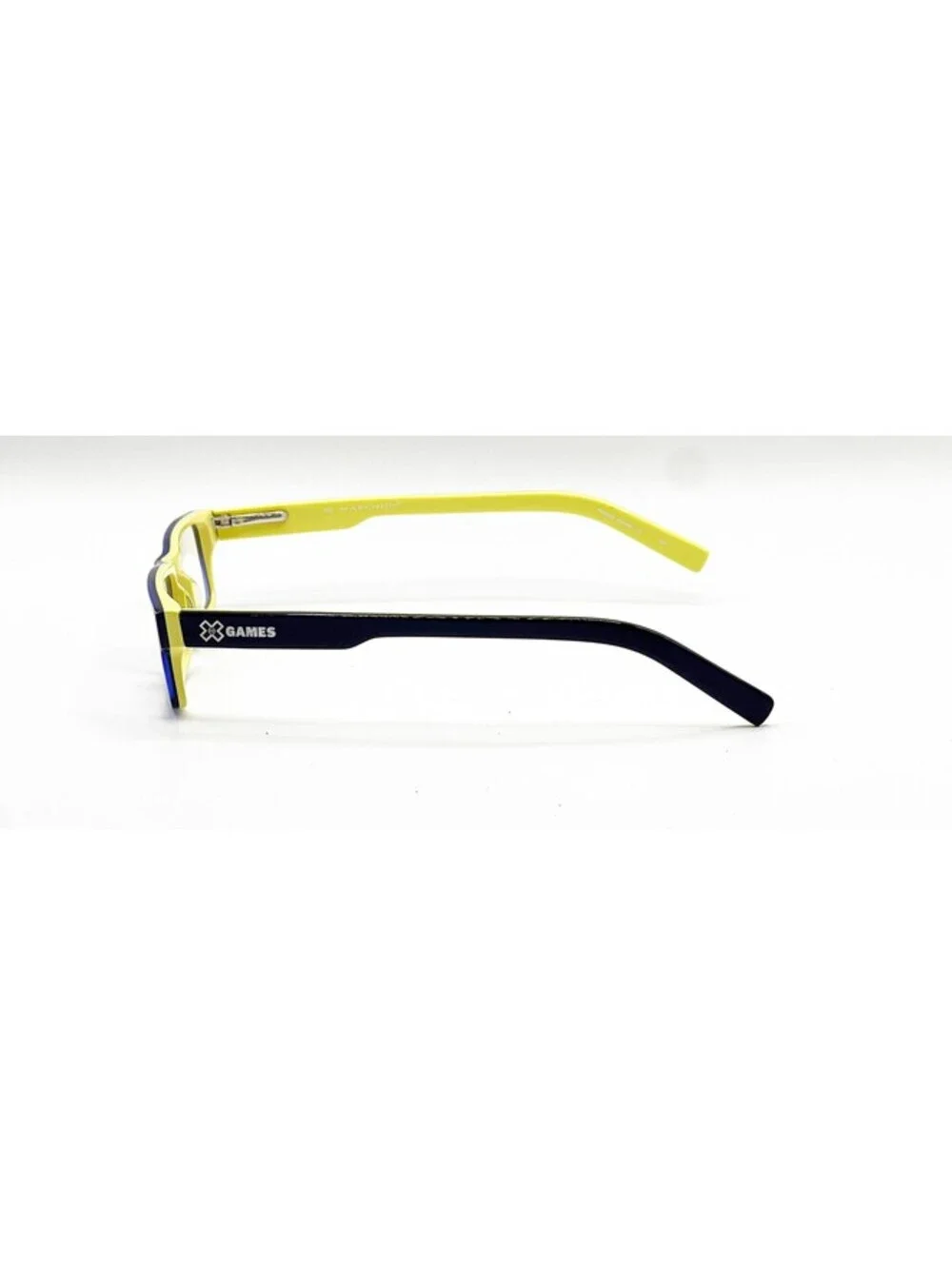 X Games Tic Tac Navy Yellow Navy/Yellow Authentic Eyeglasses 46-16-130